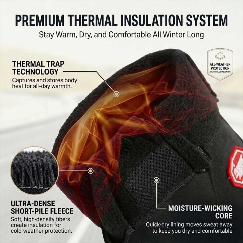 🕰️Last Day 50% OFF ❄️ Waterproof Touchscreen Thermal Gloves