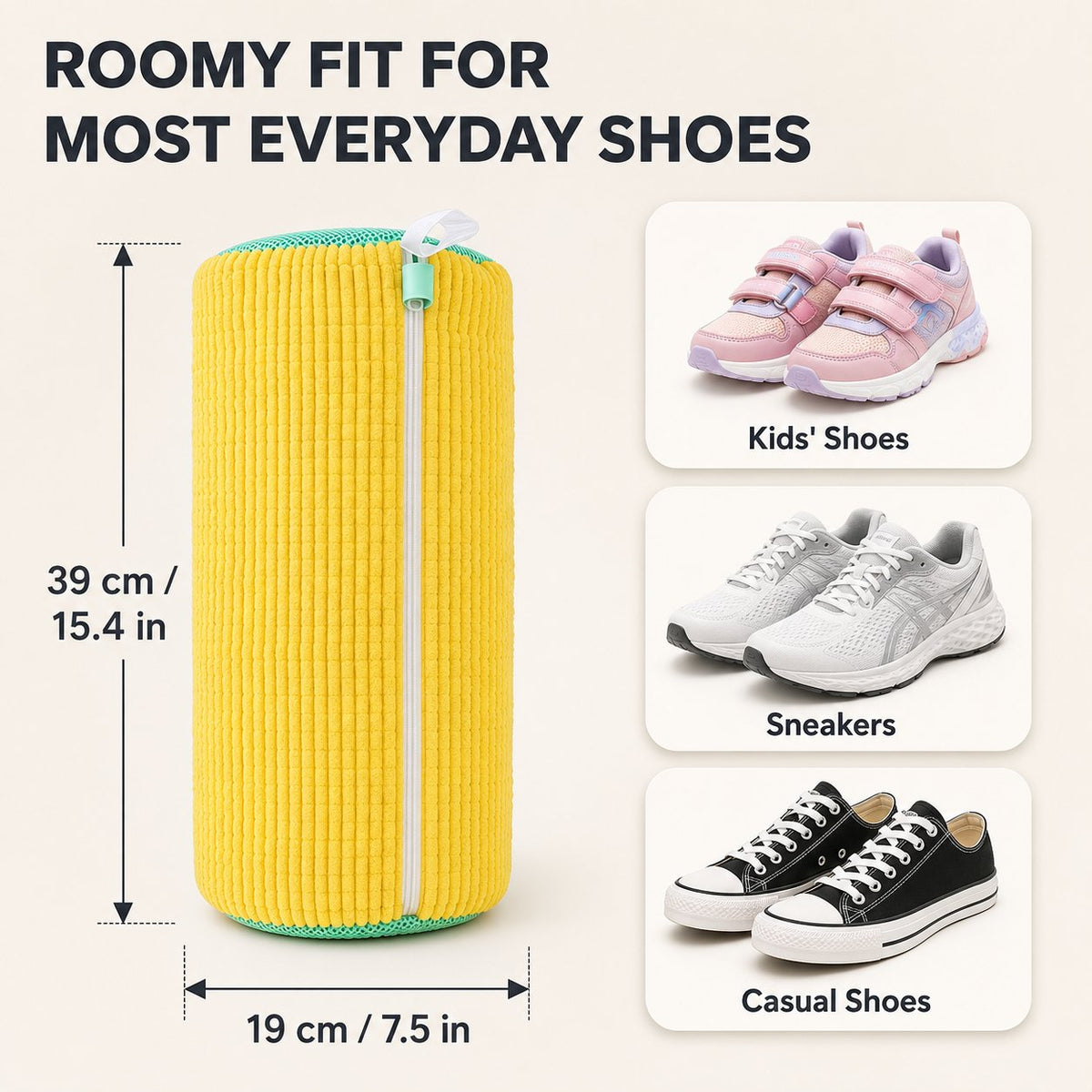 🔥Last Day Buy 1 Get 1 Free🔥Laundry Shoe Washing Bag for Washing Machine