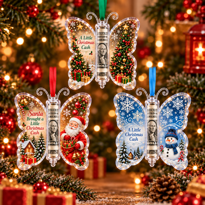 🎄 💵 Christmas Cash Gift Ornament - ✨A Fun Way to Give Money This Christmas