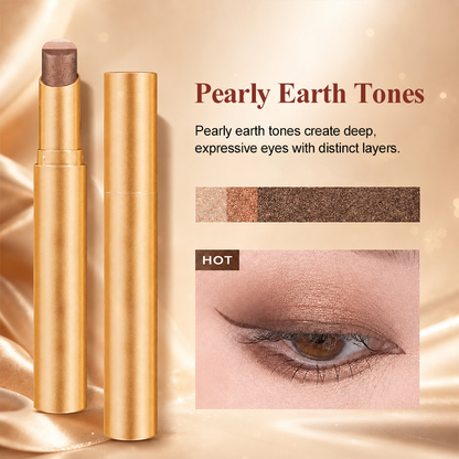🔥Last Buy 1 Get 1 Free Each 🔥3 in 1 Easy Eyeshadow Stick for Beginners Waterproof Longwear Shimmer Makeup Set
