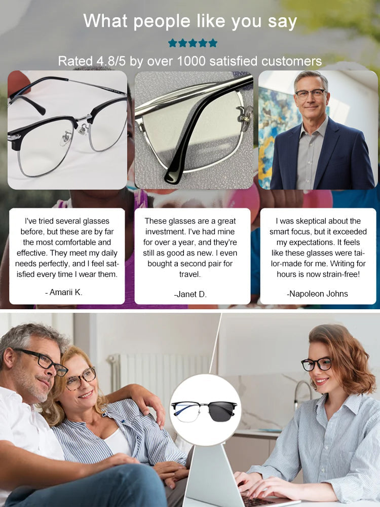 🎁Last day Buy 1 Get 1 Free🔥👓Ultra Light Anti Blue Presbyopic Glasses✨