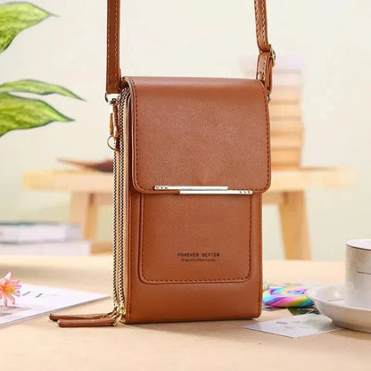 🔥Last Day Buy 1 Get 1 Free $14.99 Each🔥Simple And Elegant Women's Touchscreen Crossbody Phone Wallet