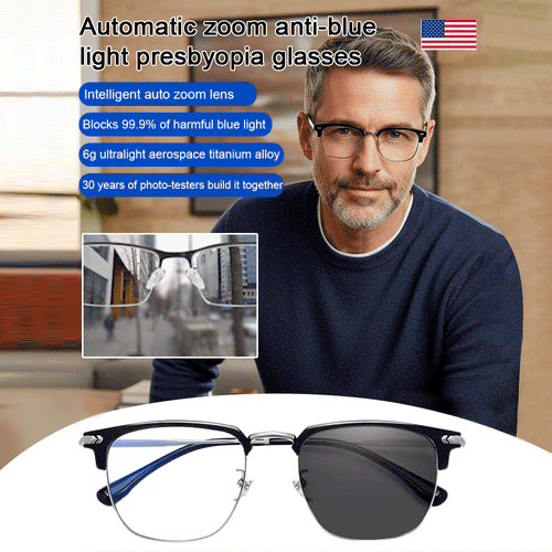 🎁Last day Buy 1 Get 1 Free🔥👓Ultra Light Anti Blue Presbyopic Glasses✨