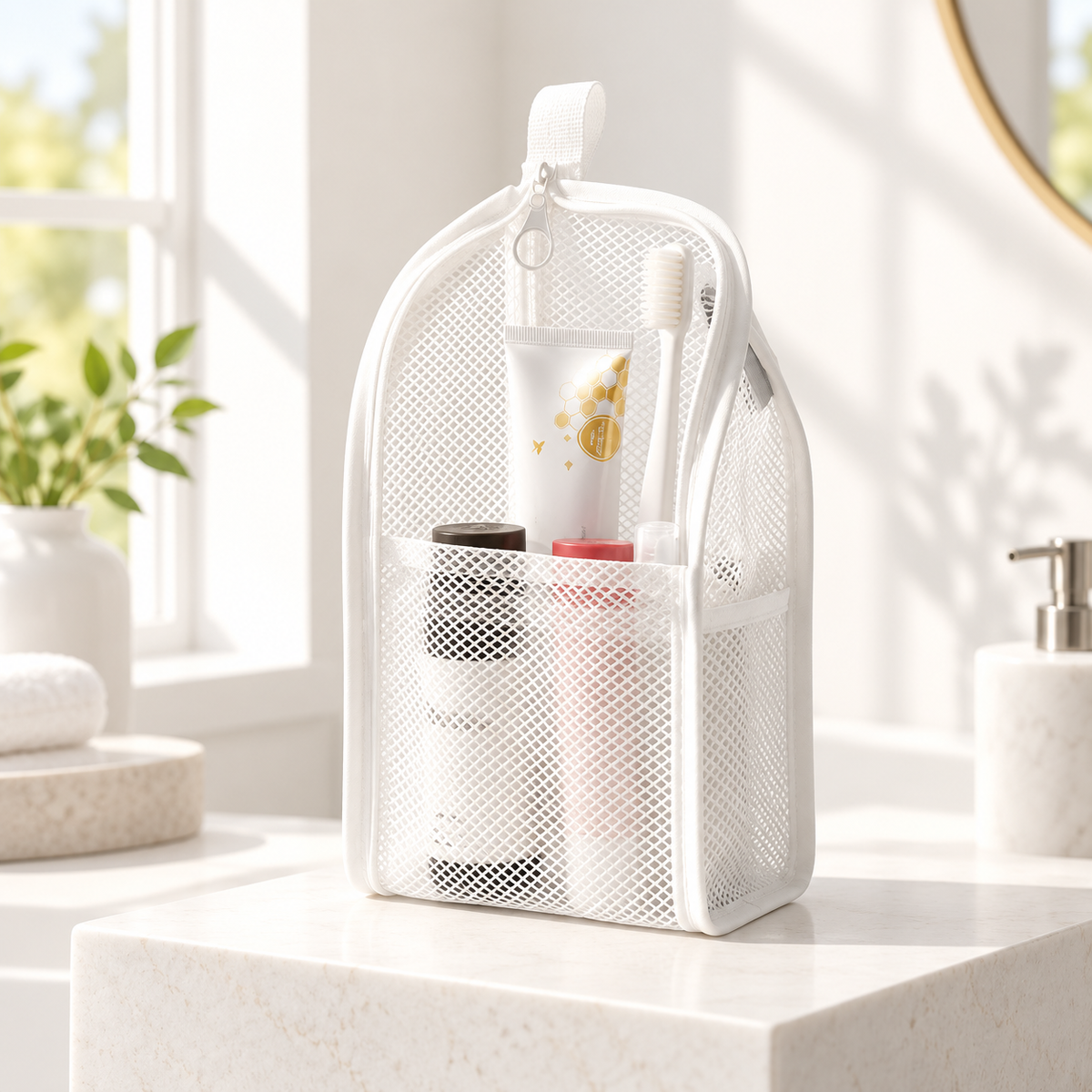 🔥Last Day Buy 1 Get 1 Free 🧳🧼  Portable Lightweight Travel Toiletry Bag – Smart internal dividers, compact EVA build & water‑resistant. Keeps toiletries organised – perfect for trips & gym! ✈️✨