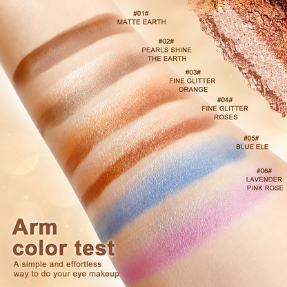 🔥Last Buy 1 Get 1 Free Each 🔥3 in 1 Easy Eyeshadow Stick for Beginners Waterproof Longwear Shimmer Makeup Set