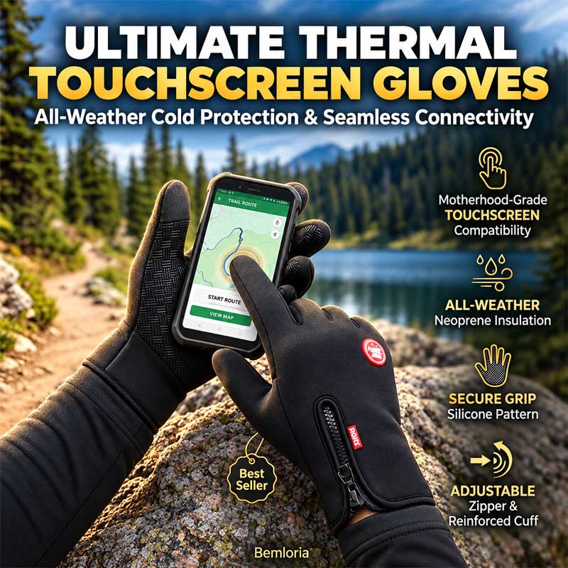🕰️Last Day 50% OFF ❄️ Waterproof Touchscreen Thermal Gloves