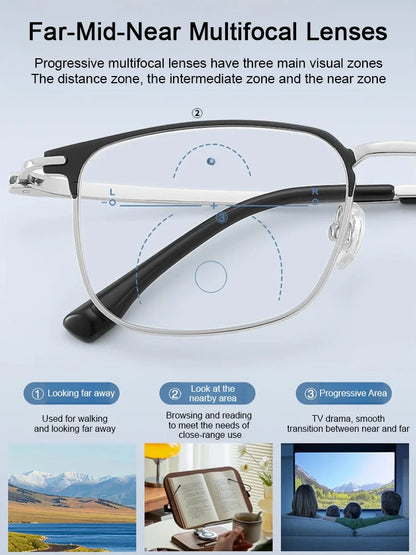 🎁Last day Buy 1 Get 1 Free🔥👓Ultra Light Anti Blue Presbyopic Glasses✨