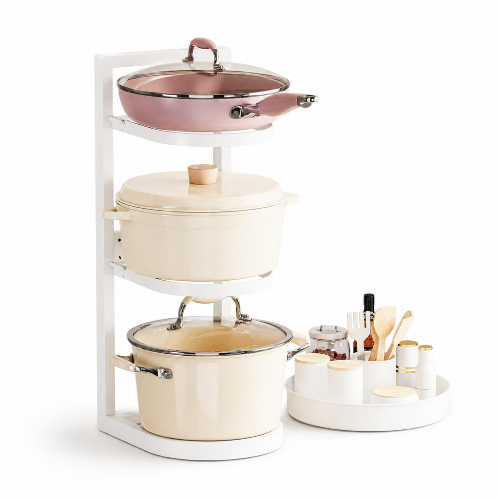 360° Rotating Adjustable Kitchen Organizer