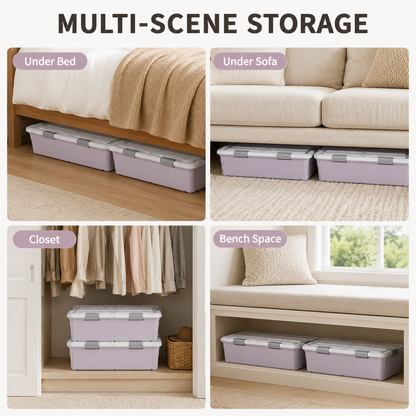 Rolling Under-Bed Storage Box