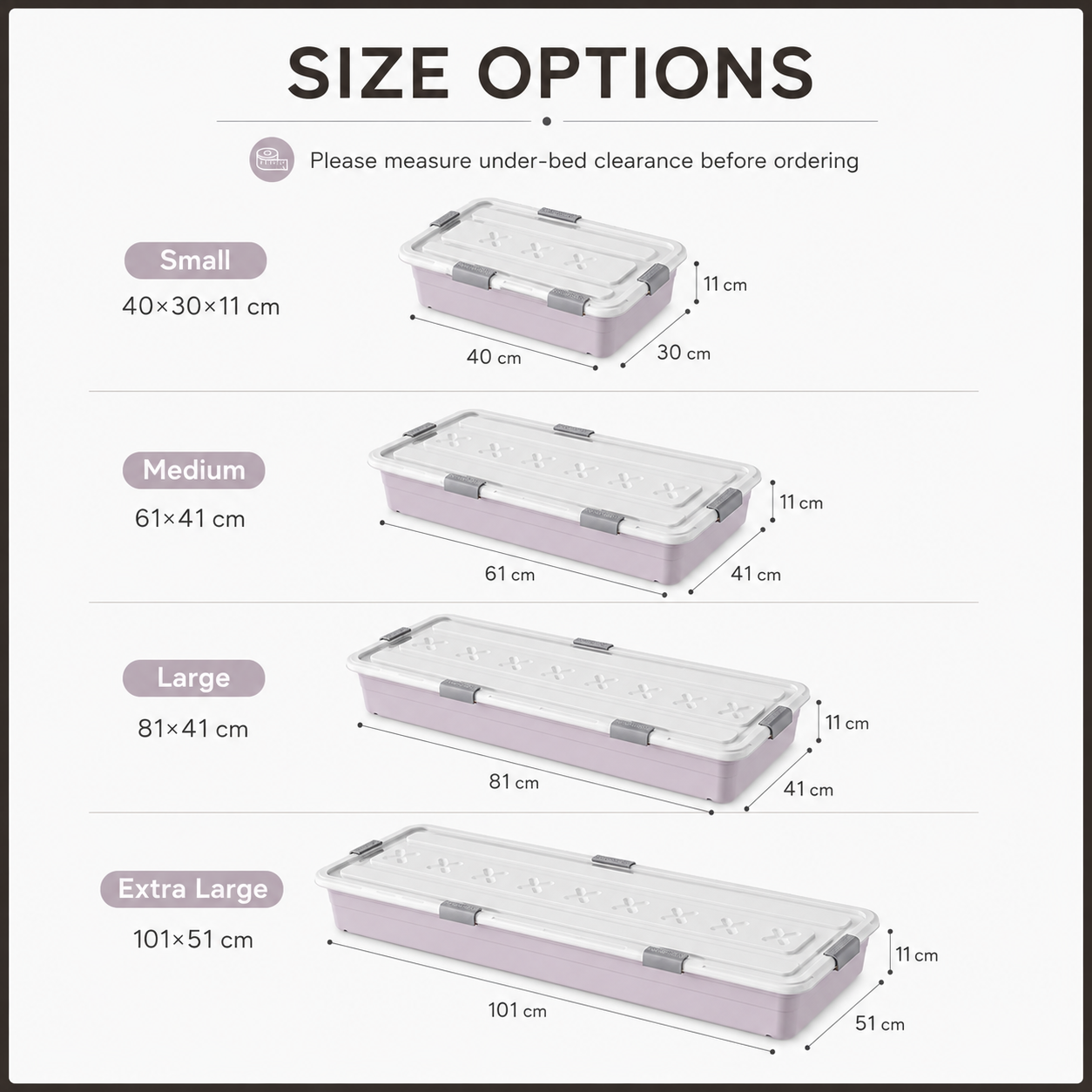 Rolling Under-Bed Storage Box
