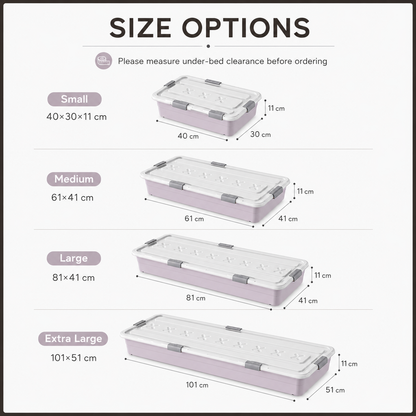 Rolling Under-Bed Storage Box