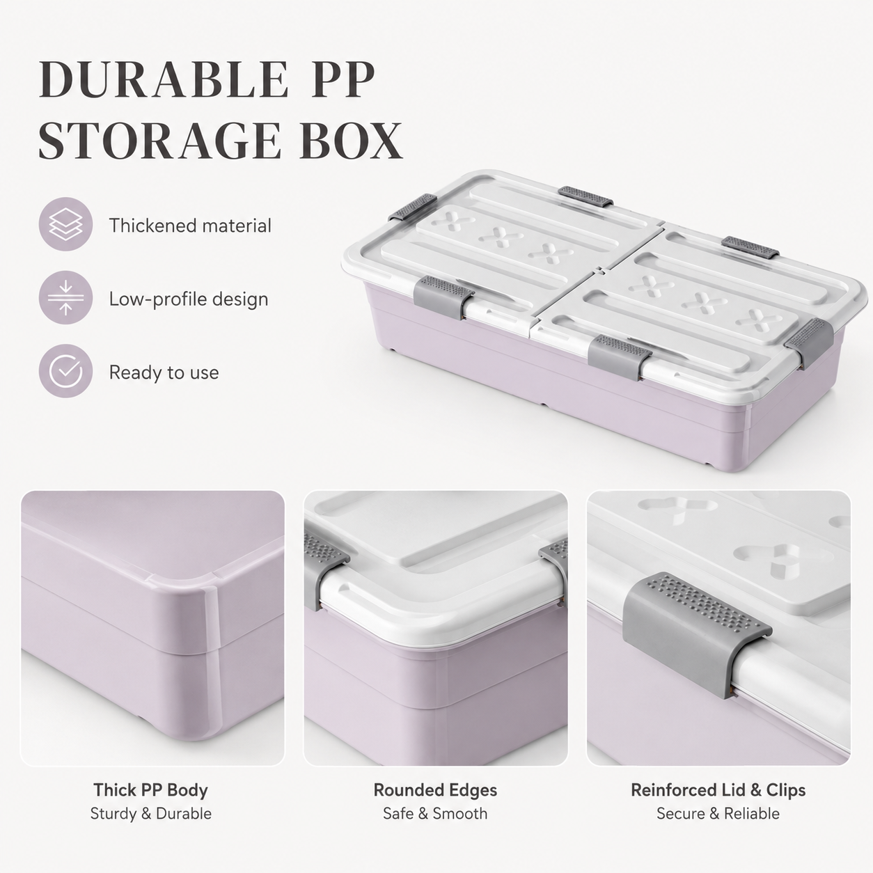 Rolling Under-Bed Storage Box