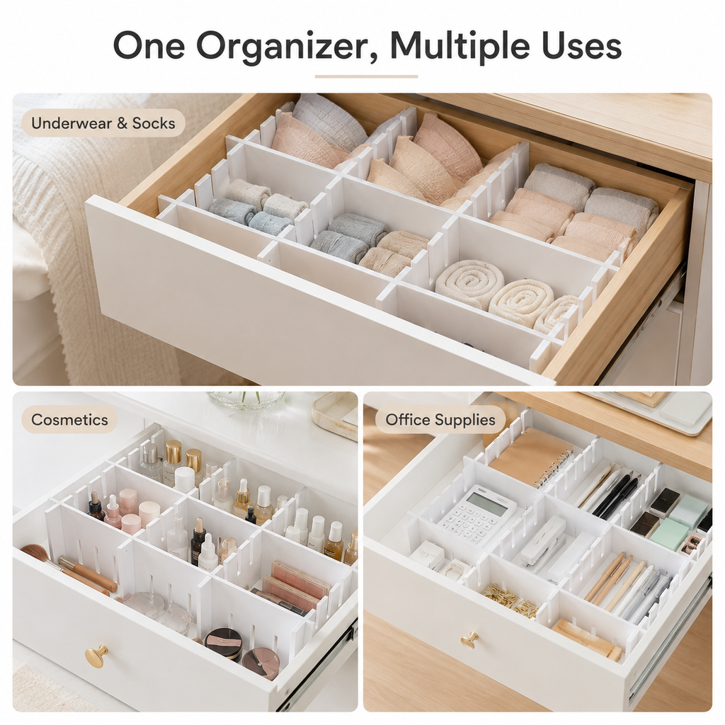 Customizable Drawer Divider Organizer