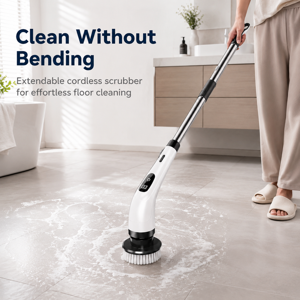 9-in-1 Cordless Electric Spin Scrubber