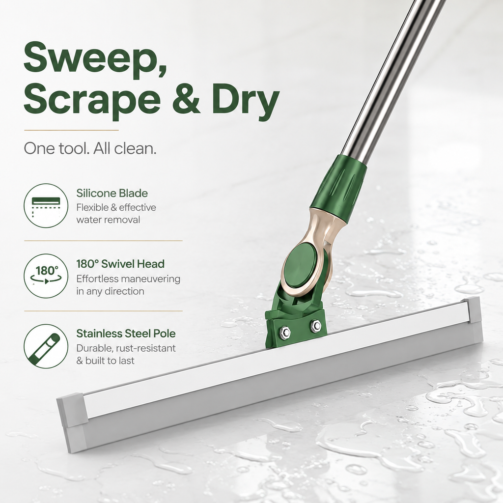 Multi-Purpose Silicone Floor Squeegee