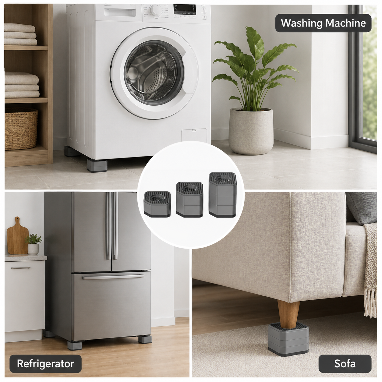 Adjustable Appliance Riser Pads