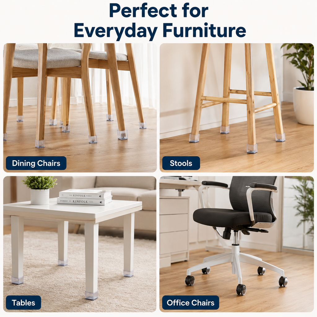 Felt-Bottom Chair Leg Protectors