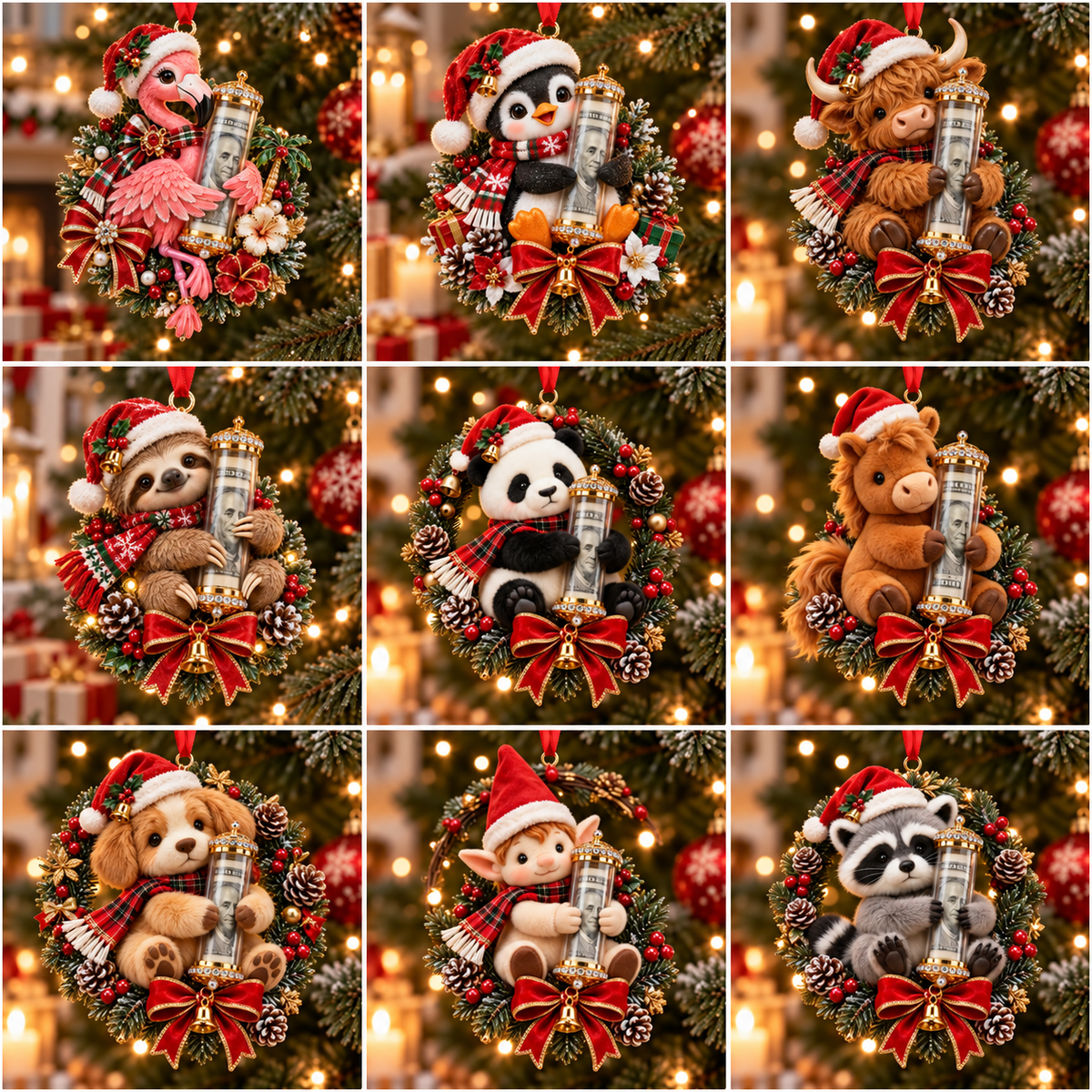 🎄 💵 Christmas Cash Gift Ornament - ✨A Fun Way to Give Money This Christmas