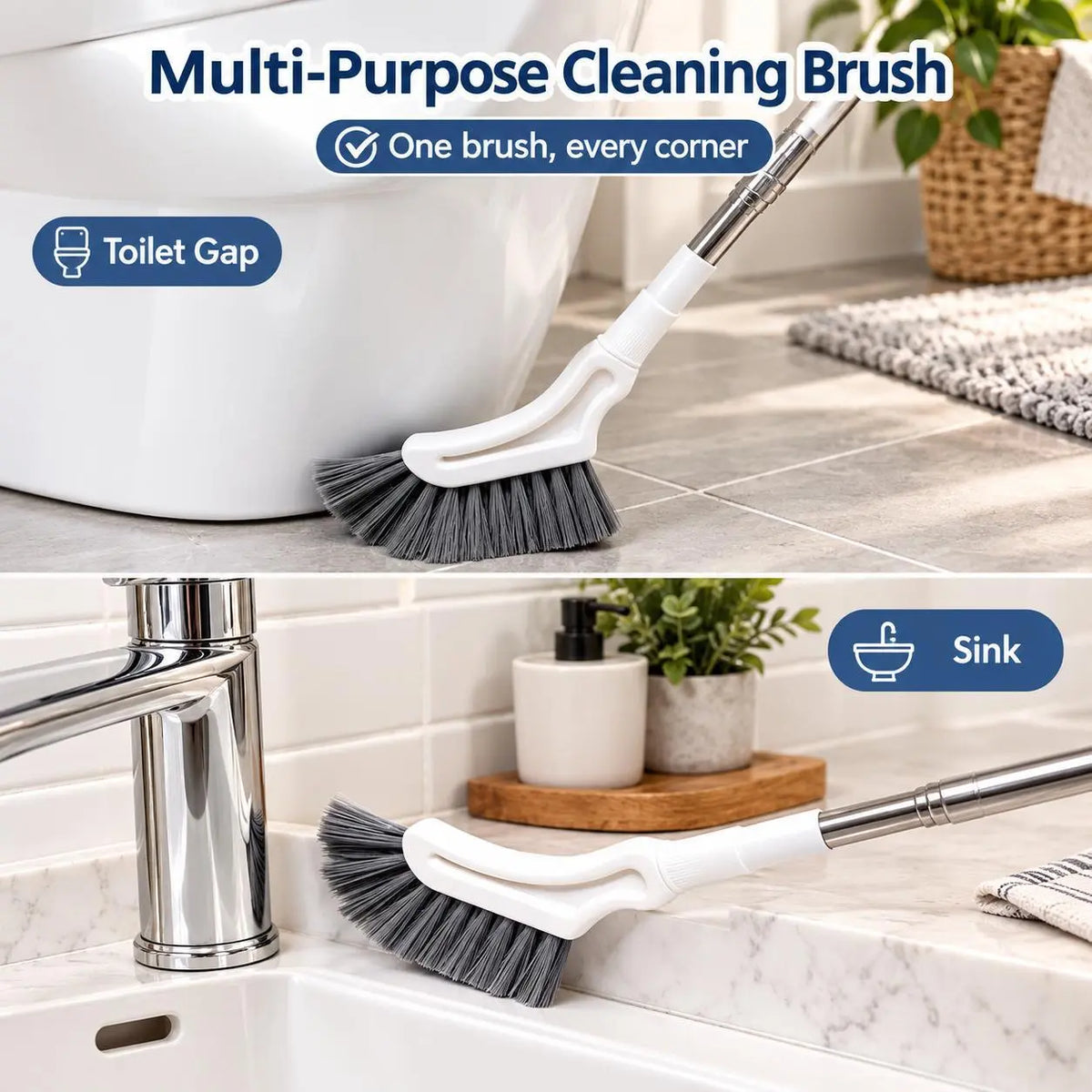 🔥Last Day Buy 3 Get 2 Free🧼 Telescopic Crevice Cleaning Brush