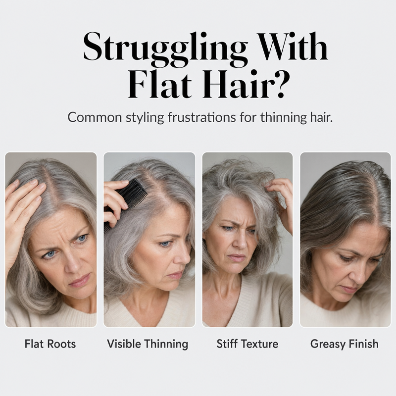 🙋 LAST DAY – BUY 2 GET 2 FREE – $8.24 EACH ✨ Fluffy Hair Shaping Spray, Long-Lasting Fragrance Volumizing Hairspray, All-Day Hold