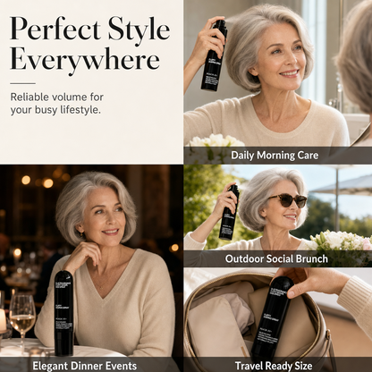 🙋 LAST DAY – BUY 2 GET 2 FREE – $8.24 EACH ✨ Fluffy Hair Shaping Spray, Long-Lasting Fragrance Volumizing Hairspray, All-Day Hold