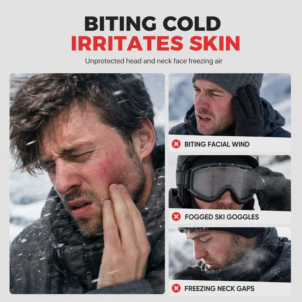 💥LAST DAY BUY 1 GET 1 FREE ❄️ Winter Thermal Face Mask Hood – Windproof Fleece Balaclava for Outdoor Activities