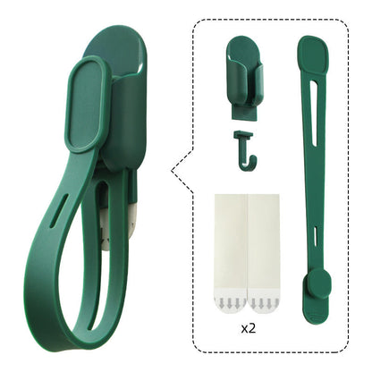 📢📢50% OFF !! ⏰ Silicone Christmas Wreath Ties & Hooks (5 Pcs) – Secure Your Wreaths & Garlands with Ease🎅